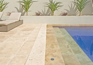 Tumbled Walnut Travertine Honed Natural Stone CDK Stone