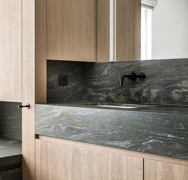 Verde Fusion Granite CDK Stone Natural Stone Kitech Bathroom Benchtop Vanity Floor Wall Indoor Outdoor Project Gallery