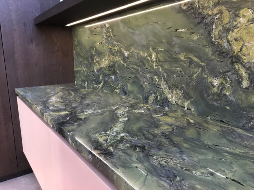 Verde Fusion Granite CDK Stone Natural Stone Kitech Bathroom Benchtop Vanity Floor Wall Indoor Outdoor Project Gallery