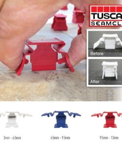 Tuscan Seamclip Guide Tiling Tiler Tools Equipment CDK Stone Installation Lippage Levelling System