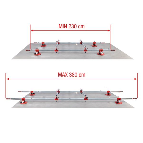 Montolit Superstick Lifter Suction Cups Handling Large Format Tile CDK Stone Tool Equipment