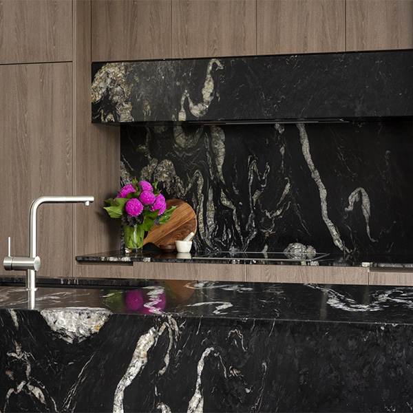 Titanium Granite CDK Stone Natural Stone Kitchen Bathroom Benchtop Vanity Floor Wall Indoor Outdoor Project Gallery