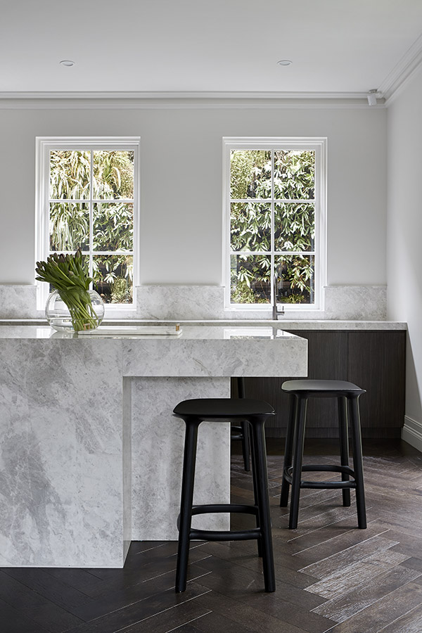 Lauren Tarrant Design CDK Stone Lorde White Calacatta Bianco Carrara Marble