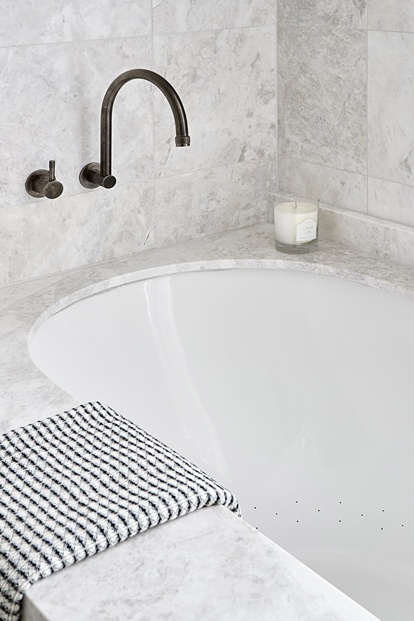 Lauren Tarrant Design CDK Stone Lorde White Calacatta Bianco Carrara Marble