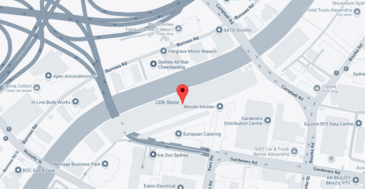 CDK Stone Locations Stores Alexandria Sydney NSW New South Wales East Eastern Suburbs